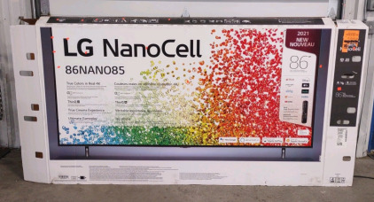 86" LG NanoCell TV