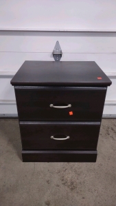 20"x16&frac14;"x24" (Dark Brown) 2-Drawer Night Stand