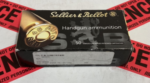 (50) Rds Sellier & Bellot 45ACP