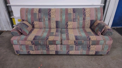 Multi Color Hide-A-Bed Couch