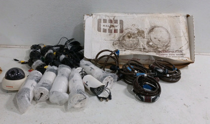 (1) Lorex Security System (4) Bike Locks (1) Salton Cosmopolitan Automatic Food Warmer