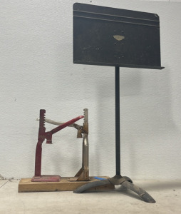 (1) Metal Music Stand (1) Can Cappers