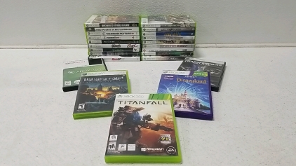 (23) Assorted Xbox360 Games