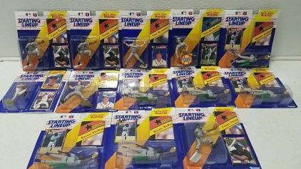 (13) Starting Lineup 1992 Edition Figures