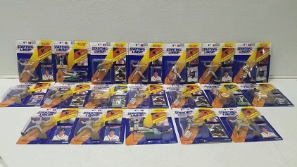 (19) Starting Lineup 1992 New Edition Figures