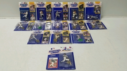 (13) Starting Lineup 1990 Edition Figures + 1988 Starting Line up Figure