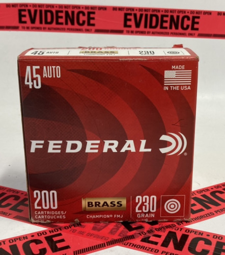 (200) Rds Federal 45ACP