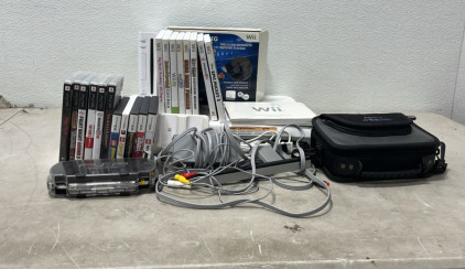 (1) Wii Systems W/ Games (1) Gameboy & More