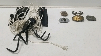Bicycle Hoist Pulley system, w/ Belt buckles
