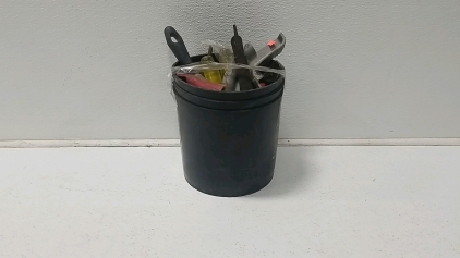 Bucket of Chisels, and tools
