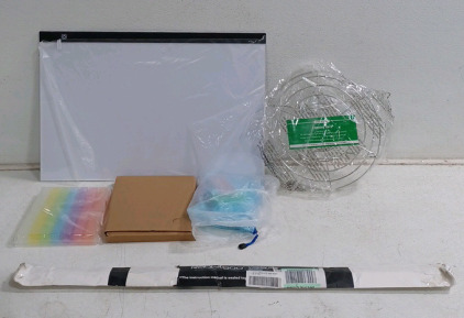 (1) Lightup Board for Diamond Dotting w/ Diamond Dot Storage Container & Accessories (1) Rabbitgoo Window Film (1) Prep'n'Cook Canning Rack