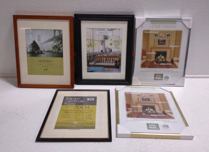 (5) Assorted Brand New Picture Frames