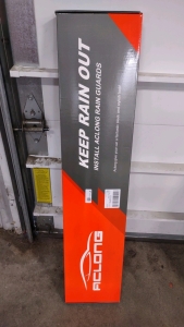 ACLong In Channel Rain Guards, Window Visor, (4) PCS in the box