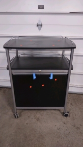2'9&frac12;"x1'10"x3'5&frac12;" Rolling Cart w/ Cabinets