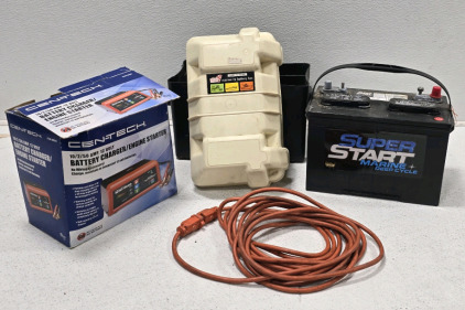 Boat Battery & Battery Charger