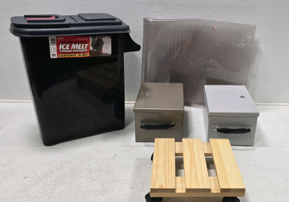 Lock Boxes & Ice Melt Dispenser