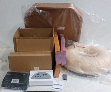 (1) Far Infrared Sauna Blanket Portable Sauna Infrared Blanket 113-176℉ (1) TwoHome K-Cup Whirl Carousel Coffee Pod Holder (3) Portho Indoor/Outdoor Wind Chime (2) Cat Tunnel