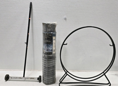 Wire Fencing & Log Holder