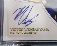 Victor Wembanyama 2023 Draft Prospect Autographed Card- Authentication Unavailable - 3