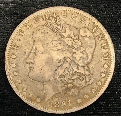 1891 Morgan Silver Dollar