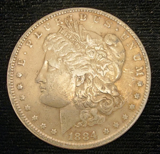 1884 Morgan Silver Dollar