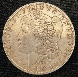 1885 Morgan Silver Dollar