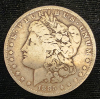 1885 Morgan Silver Dollar