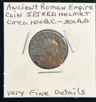 Ancient Roman Empire Coin-Spiked Halmet