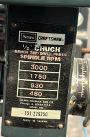 Craftsman Multi Speed Bench Top Drill Press - 6