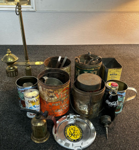 Vintage Buckets, Tools, And More