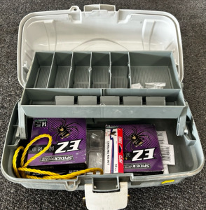 Tackle Box With Hooks And Weights