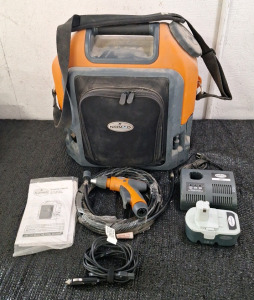 (1) Nomad 18V, Portable Pressure Cleaner. W/ Charger, Battery, Car Adapter, Hose, Gun & Op Manual