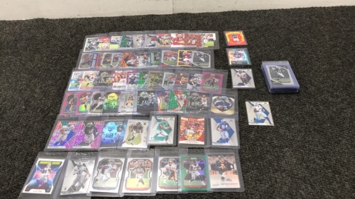 NFL cards all plastic cases