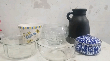 Glass Pots, Popcorn Pot, Old Fashioned Water Jug, Metal Pot