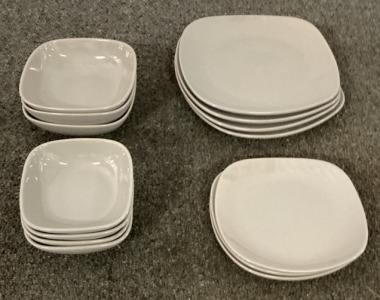 Grey Set Of Dishes