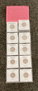 Westward Journey Nickel Set Of (10)