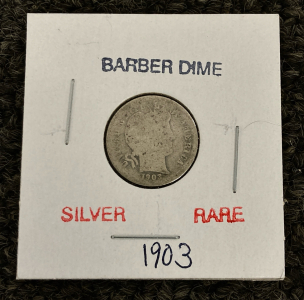 Barber Dime 1903