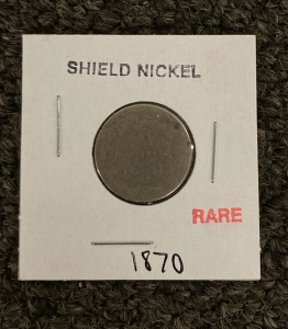 Shield Nickel 1870