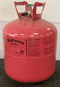 Disposable Helium Tank And Balloons