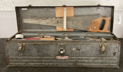 Tool Box With A Variety Of Tools