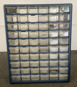 Storage Organizer Transparent Drawers (60) Compartments