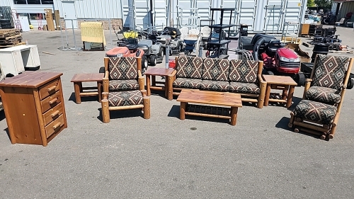 Log Furniture Living Room Set