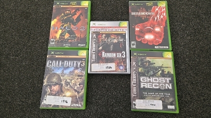 (5) XBox Games