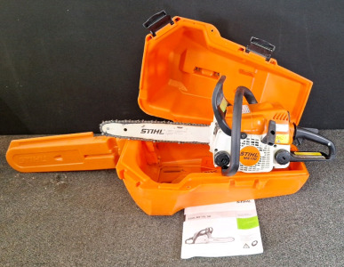 (1) STIHL MS170 CHAINSAW W/CASE & OWNERS MANUAL