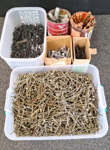 (1) CONTAINER OF 8D NAILS & MORE