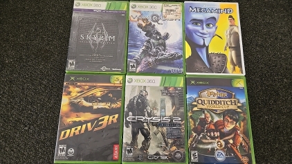 (5) XBOX Games (1) DreamWorks Movie