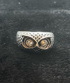 Adjustable Owl Ring