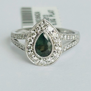 $14,880 Value, Platinum GIA Alexandrite & Diamond Ring