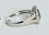 $14,880 Value, Platinum GIA Alexandrite & Diamond Ring - 2