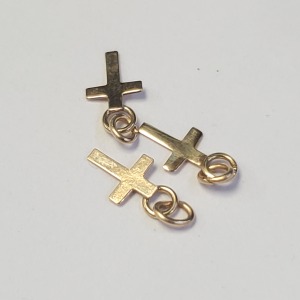 $80 10K 0.21G Mini Cross Pendant